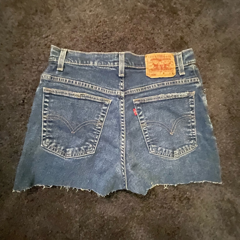 Levi torn Jean shorts